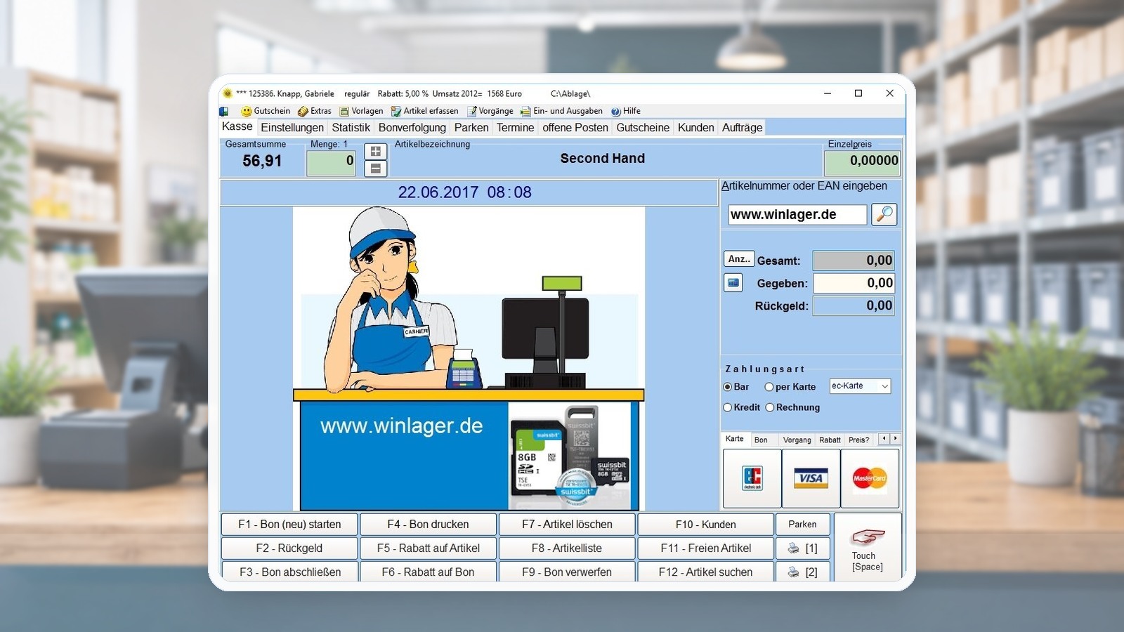 QuickKasse Einrichtung und Support